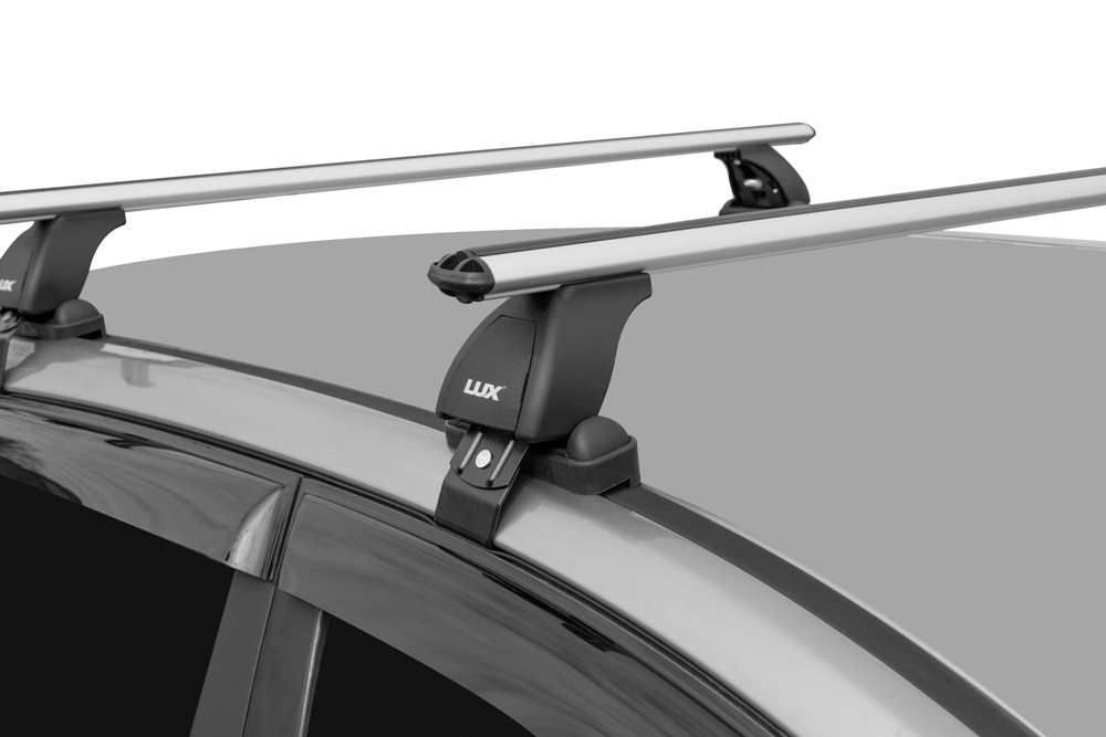 Багажник на крышу Kia Rio (c 2017г, sedan), аэродинамические дуги (53 мм)