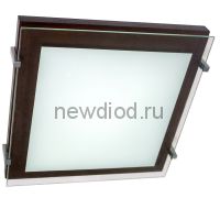 "Полесье" 400х400 НПБ 09-3х40-003 М97 белый /корпус венге /держатель хром ИУ Светильник