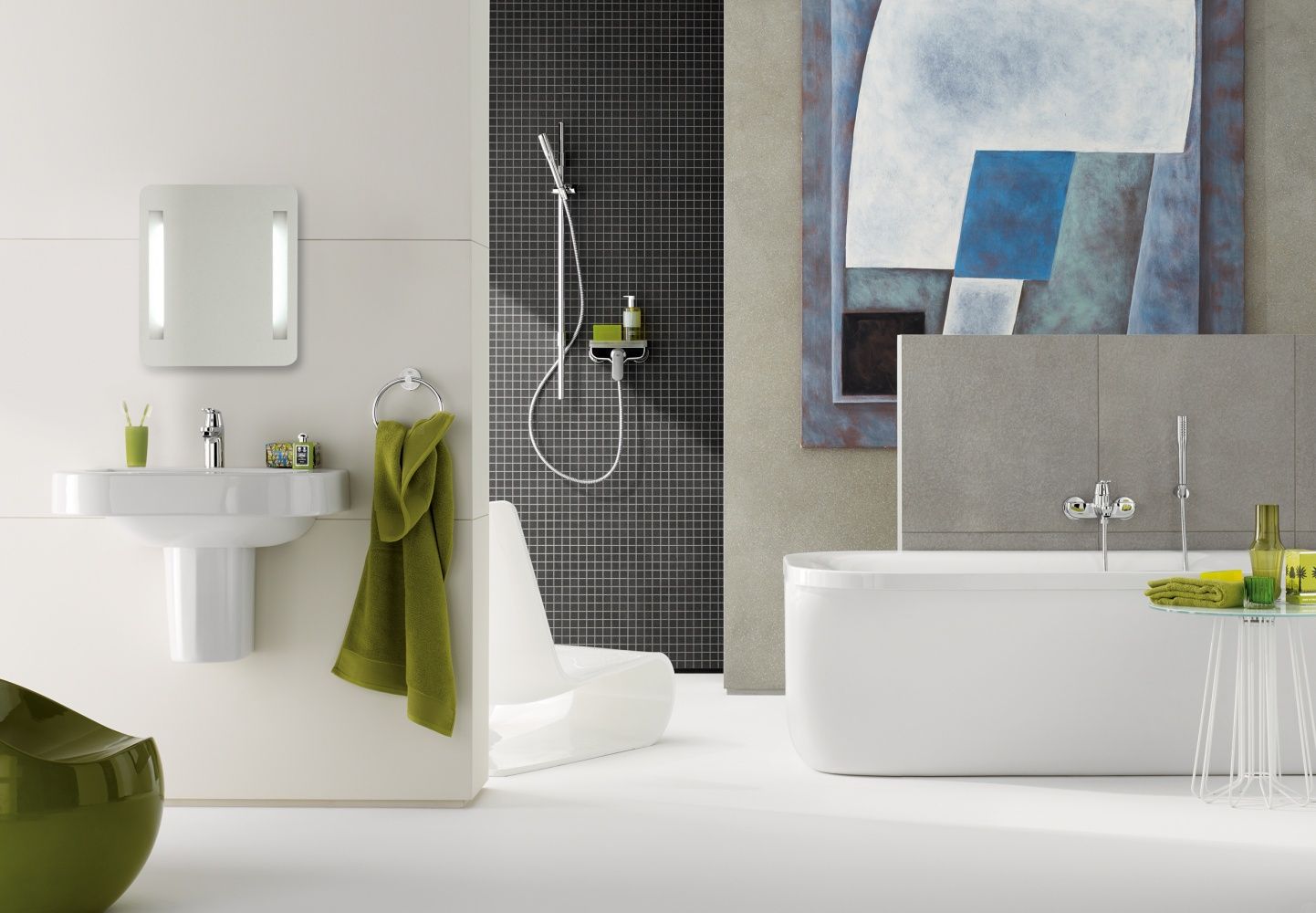 Смеситель Grohe Eurosmart Cosmopolitan для ванны и душа 32832000 схема 7