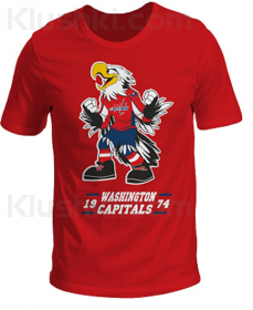Футболка детская "Washington Capitals Kids Mascot" печать, красная