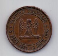 10 сантимов 1870 Франция Редкость AUNC