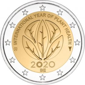Международный год здоровья растений 2 евро Бельгия 2020 (BU coincard) на заказ