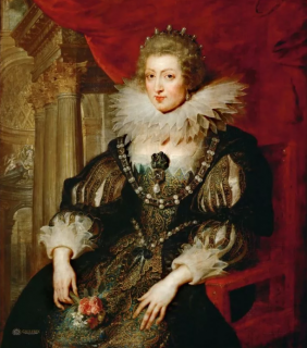 Анна Австрийская, Королева Франции (Репродукция  Питер Пауль Рубенс 1625)