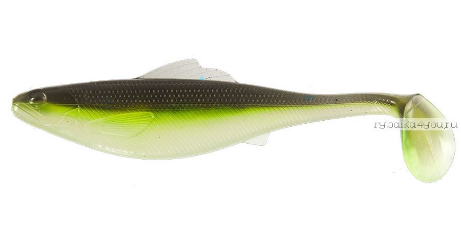 Виброхвосты Lucky John Roach Paddle Tail 3,5" 8,9 см / упаковка 6 шт / цвет: G02