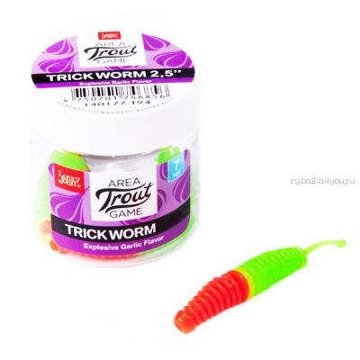 Слаги съедоб Lucky John Pro Series Trick Worm 2.0" 50 мм / упаковка 10 шт / цвет: T94