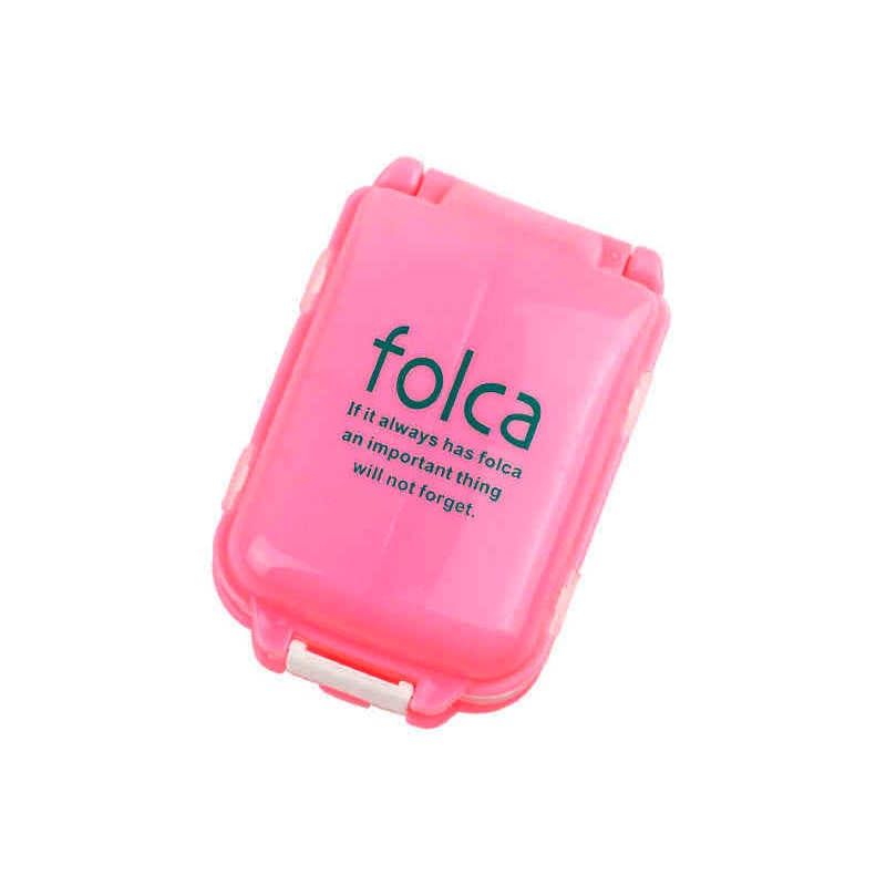Портативная таблетница Folca, цвет розовый