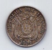 10 сентаво 1924 года Эквадор