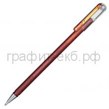 Ручка гелевая Pentel Hybrid Dual Metallic оранжевый + желтый металлик К110-DFX