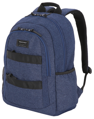 Рюкзак Swissgear 15,6", синий, 35,5x17x47 см, 27 л