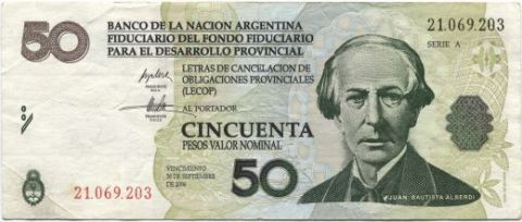 50 песо 2006 года Аргентита