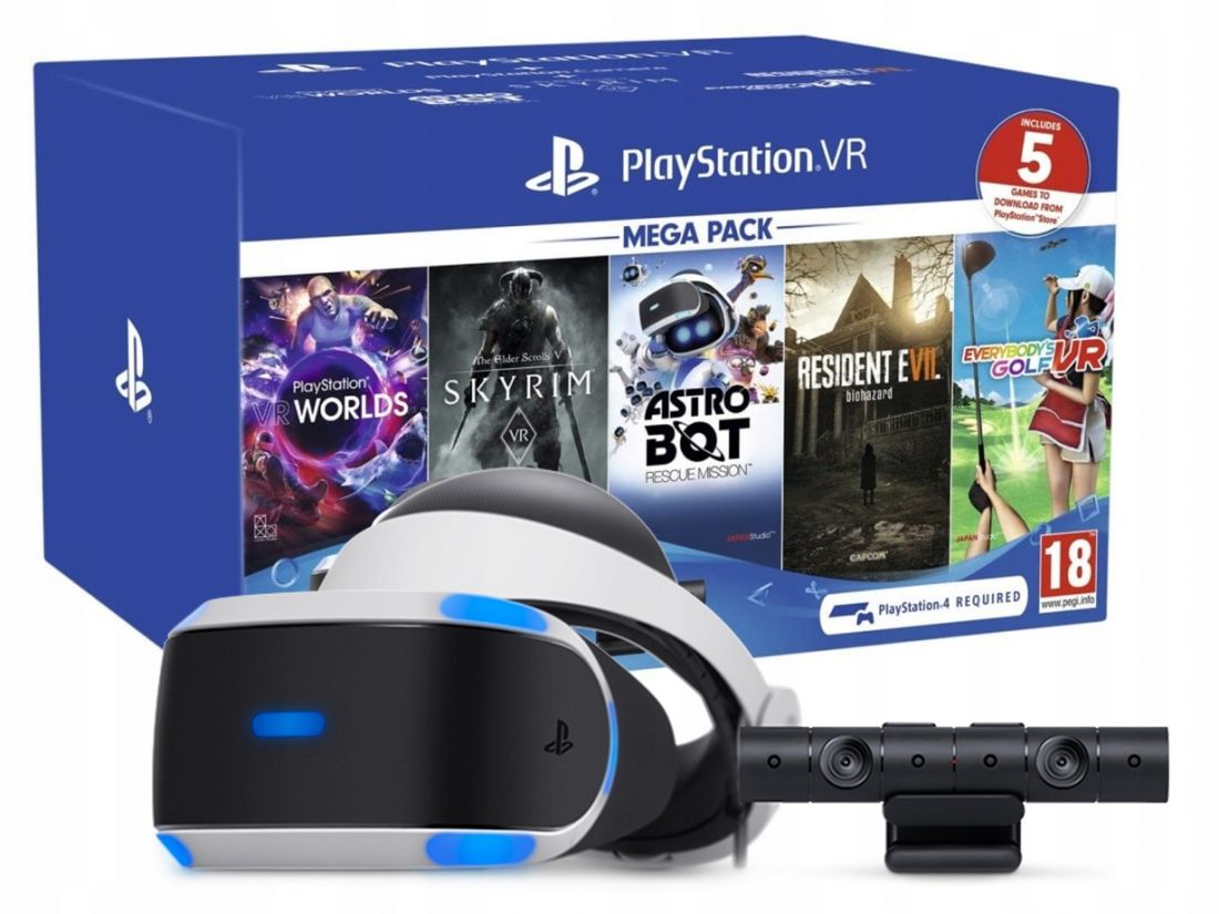 Шлем виртуальной реальности Sony PlayStation VR Mega Pack Bundle 2 MK4 (PS719998600)