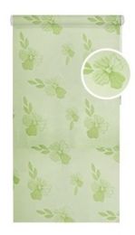 Рулонные шторы Люкс цвет серый зеленый чай размер 37x160 см