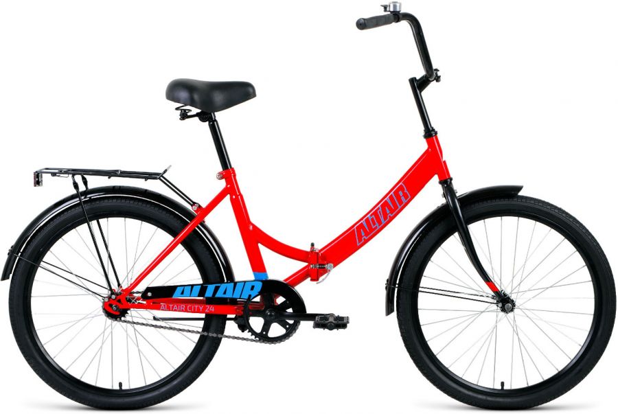Велосипед ALTAIR CITY 24 (RBKT0YN41006) Красный/голубой