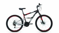 Велосипед ALTAIR MTB FS 26 1.0 (RBKT0SN6P009) Черный/красный