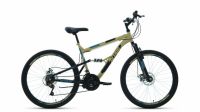 Велосипед ALTAIR MTB FS 26 1.0 (RBKT0SN6P011) Бежевый/черный