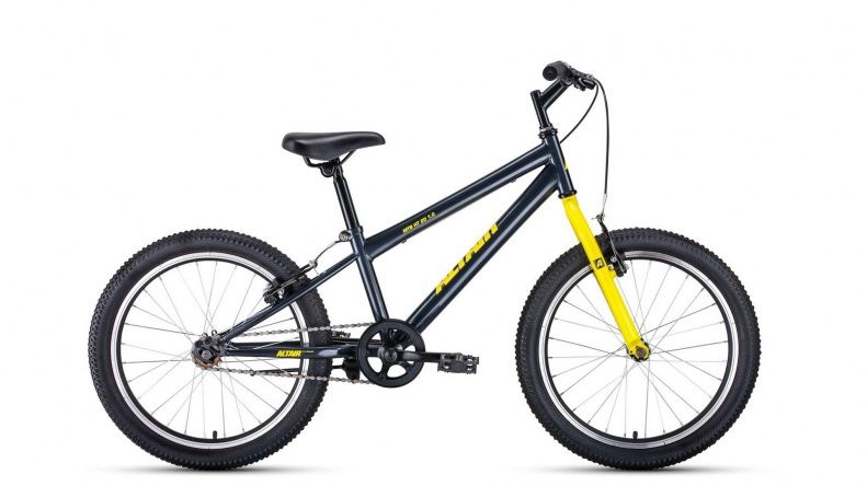 Велосипед ALTAIR MTB HT 20 1.0 (RBKT01N01008) Серый/желтый