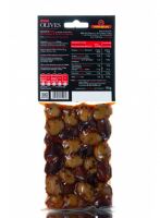 Микс GREEN & KALAMATA оливок с орегано и буково в вакууме 150 г