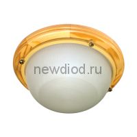 Светильник "Самарканд" 1301 Круг малый НПП 03-60-013 IP 65 матовый /корпус дер. сосна ИУ