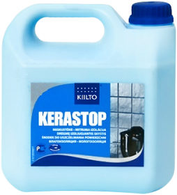 Влагоизоляция Kiilto Kerastop 3л для Стен и Потолков в Ванной для Внутренних Работ / Киилто Керастоп