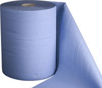 JetaPro Двухслойные очищающие бумажные салфетки, синие, 36х38, рулон 1000 шт.