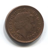 1 пенни 2006 года Великобритания