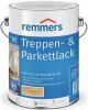 Лак Паркетный, Водный Remmers Treppen- & Parkettlack 2.5л для Деревянных Лестниц и Паркета, Бесцветный, Шелковисто-Глянцевый, Шелковисто-Матовый / Реммерс Паркетлак