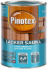 Лак для Бани и Сауны Pinotex Lacker Sauna 1л Термостойкий до 120°С / Пинотекс Лакер Сауна