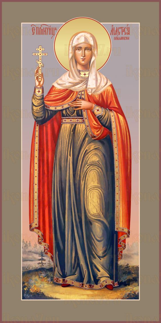 Икона Анастасия Римляныня мученица (мерная)