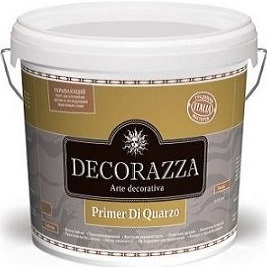 Грунт Укрывающий Decorazza Primer Di Quarzo 1.5кг Белый с Кварцевым Наполнителем /Декоразза