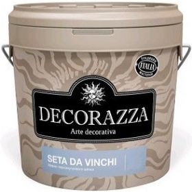 Краска с Эффектом Перламутрового Шёлка Decorazza Seta Da Vinci 1кг / Декоразза Сета Да Винчи