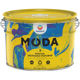 MODA 7 прочная краска для стен и потолков (МОДА 7)