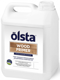 Грунт для Деревянных Поверхностей Olsta Wood Primer 5л с Антисептиком / Ольста Вуд Праймер