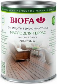 Масло для Террас Biofa 3753 0.125л Полуглянцевое / Биофа 3753