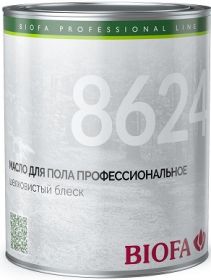 Масло для Пола Biofa 8624 0.4л Профессиональное, Шелковистый Блеск для Внутренних Работ / Биофа 8624