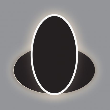 Бра. Настенный светодиодный светильник Eurosvet (Евросвет) Twirl арт. 90315/2 черный
