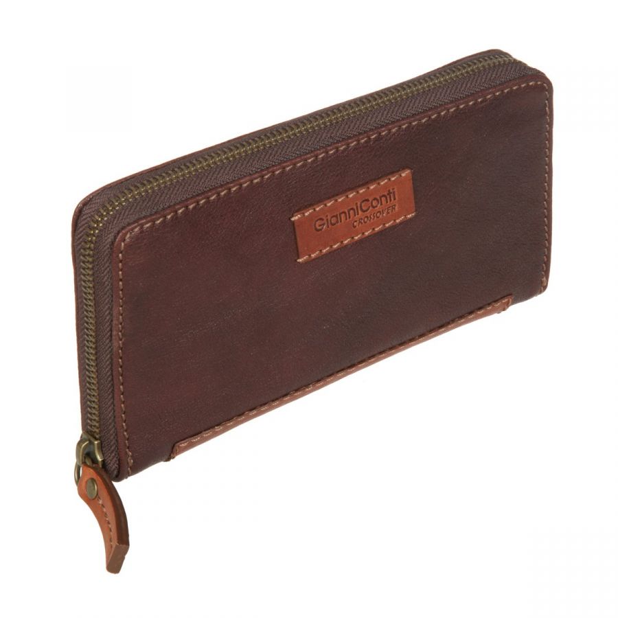 Портмоне Gianni Conti 998106 dark brown-leather