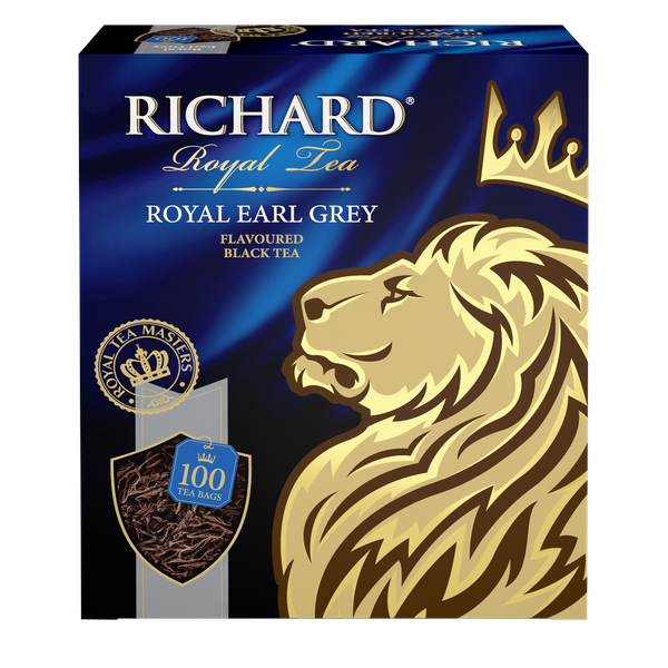 Чай Richard Royal Earl Grey 100пак*2г  конверт (сашет)