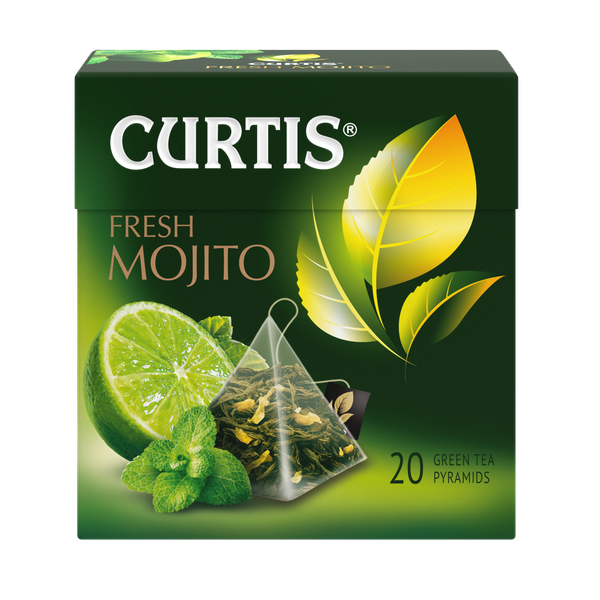 Чай Кертис Fresh Mojito 20пак*1,7г конверт (пирамидки)
