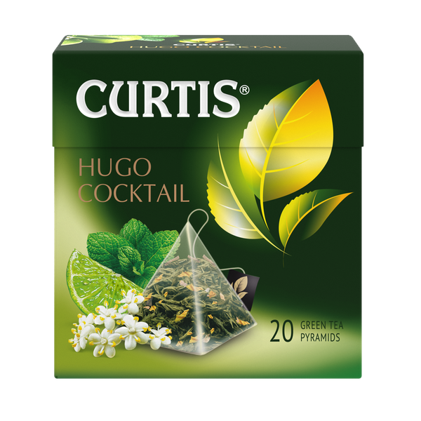 Чай Кертис Hugo Coctail 20пак*1,7г конверт (пирамидки)