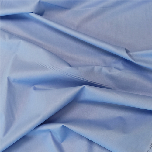 Ткань хлопковая синяя, ткань постельная, 100% хлопок, ткань турецкая, ширина 240 см, однотон ТА-214343, цвет сине-фиолетовый, нарезаем от 1 м