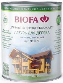 Лазурь для Дерева Biofa 1075 2.5л Шелковисто-Матовая / Биофа 1075