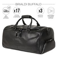 Дорожно-спортивная сумка BRIALDI Buffalo (Буффало) relief black