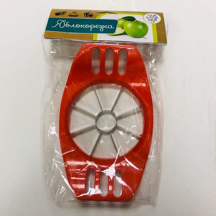 Яблокорезка 17,5*10,3*3,5см, пластик, металл