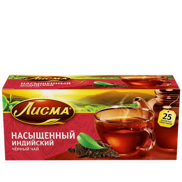 Чай Лисма насыщенный с/я 25пак