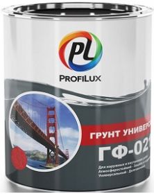 Грунт ProfiLux ГФ-021 20кг Универсальный, Серый, Красно-Коричневый / Профилюкс ГФ-021