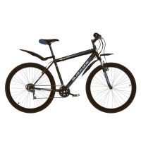 Велосипед BLACK ONE Onix 27.5 Черный/синий/серый (H000016575)