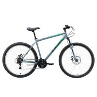 Велосипед BLACK ONE Onix 27.5 D Серый/чёрный/зелёный (H000014881)