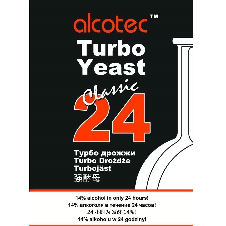 Турбо-дрожжи Alcotec 24 Classic, 175 гр