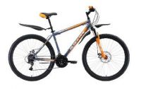 Велосипед BLACK ONE Onix 26 D Серый/серый/оранжевый (H000016565)
