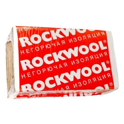 Утеплитель Rockwool Кавити Баттс 1000*600*50мм, 6.00м2, 0.300м3 (45 кг/м3)